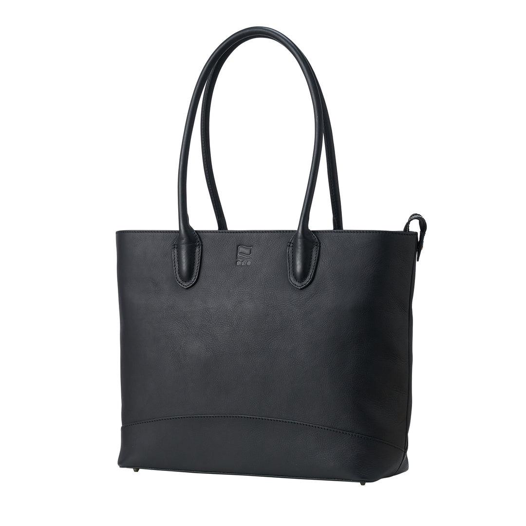 【保存袋付】EPONINE レザー トートバッグ カデナ ブラック fit=scale-down,w=1200